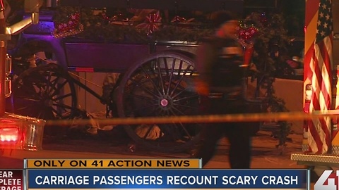 Carriage passengers recount scary crash