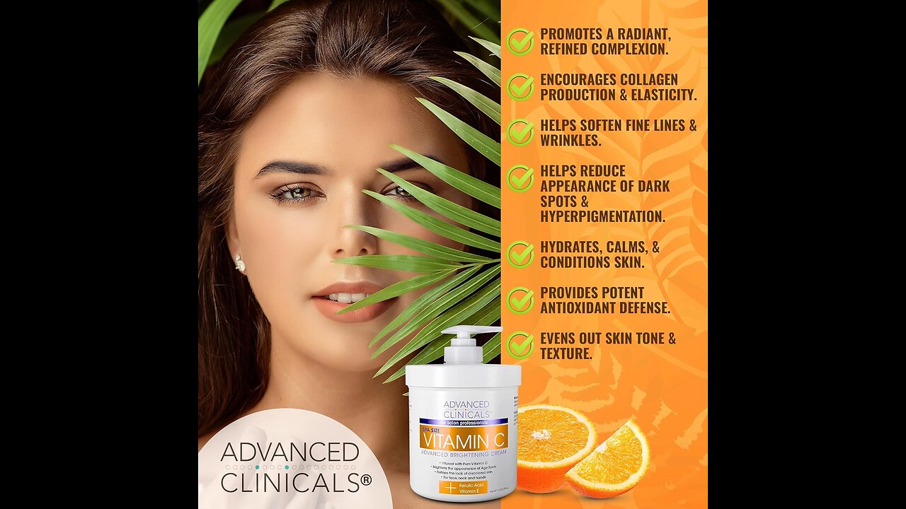 Advanced Clinicals Vitamin C & Manuka Honey Moisturizer