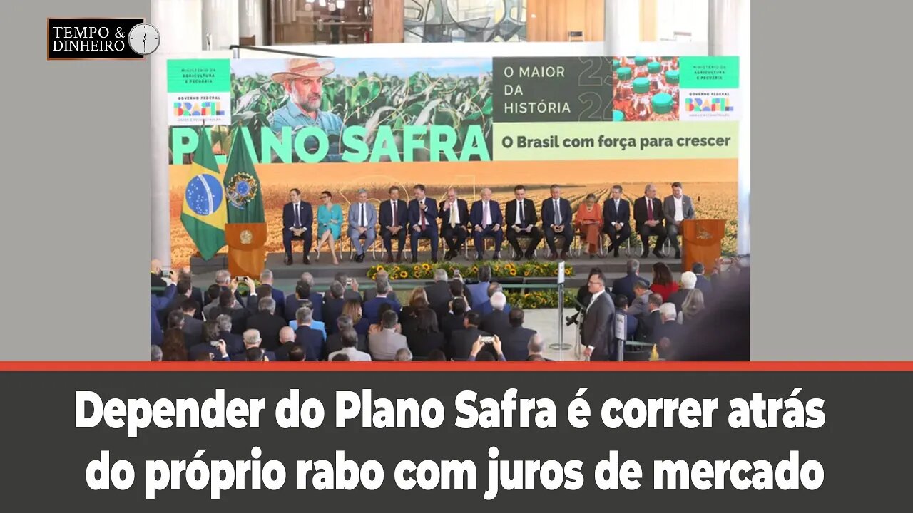 Depender do Plano Safra é correr atrás do próprio rabo com juros de mercado, afirma Bellinelo