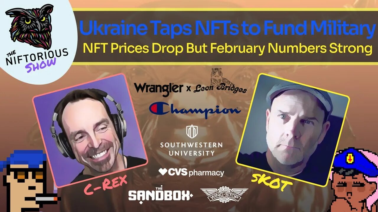 Ukraine Taps NFTs to Fund Military, NFT Prices Drop Despite Strong February Numbers