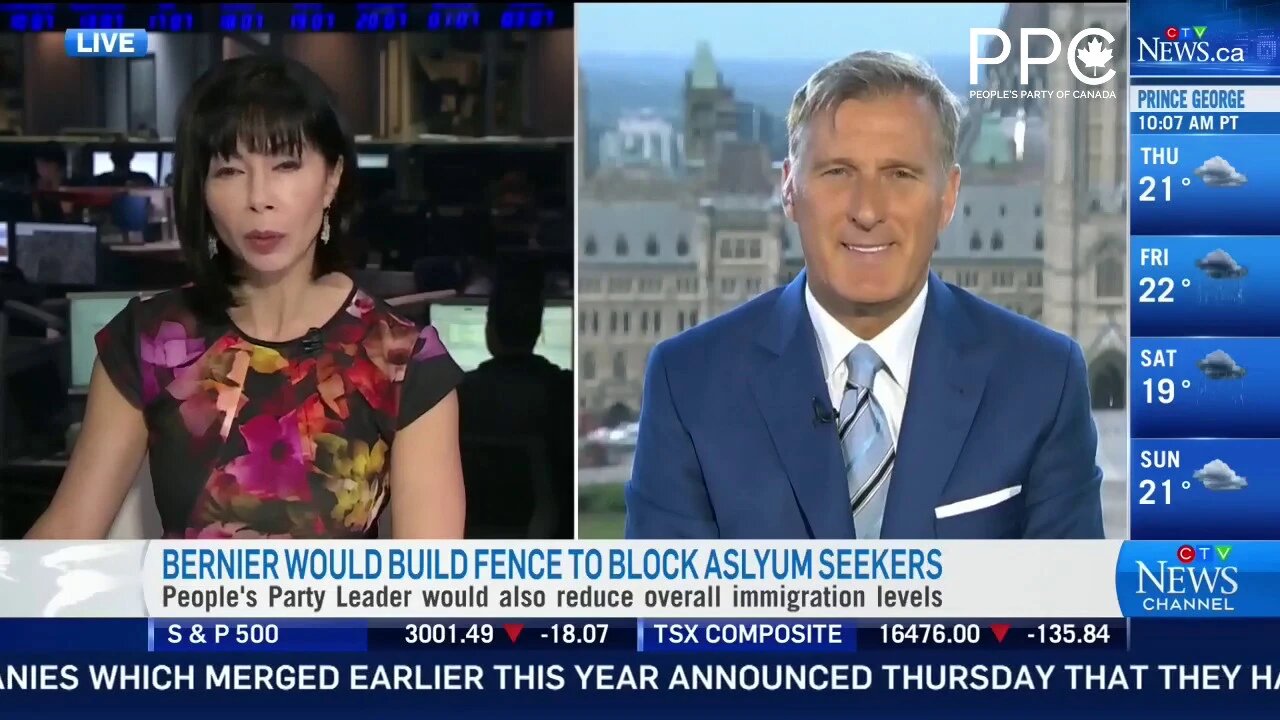 Maxime Bernier talks immigration with hostile MSM ''journalist'' #TakeAHike