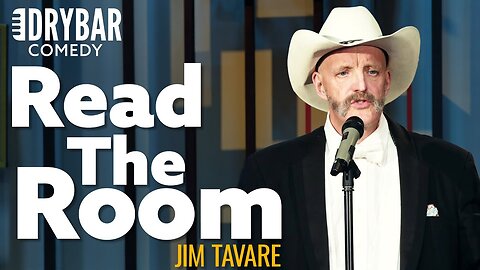 When A Comedian Knows How To Read The Room. Jim Tavare