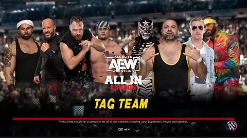 AEW All In 2023 Kingston, Cassidy, Best Friends, & Penta vs Blackpool Combat Club, Santana, & Ortiz