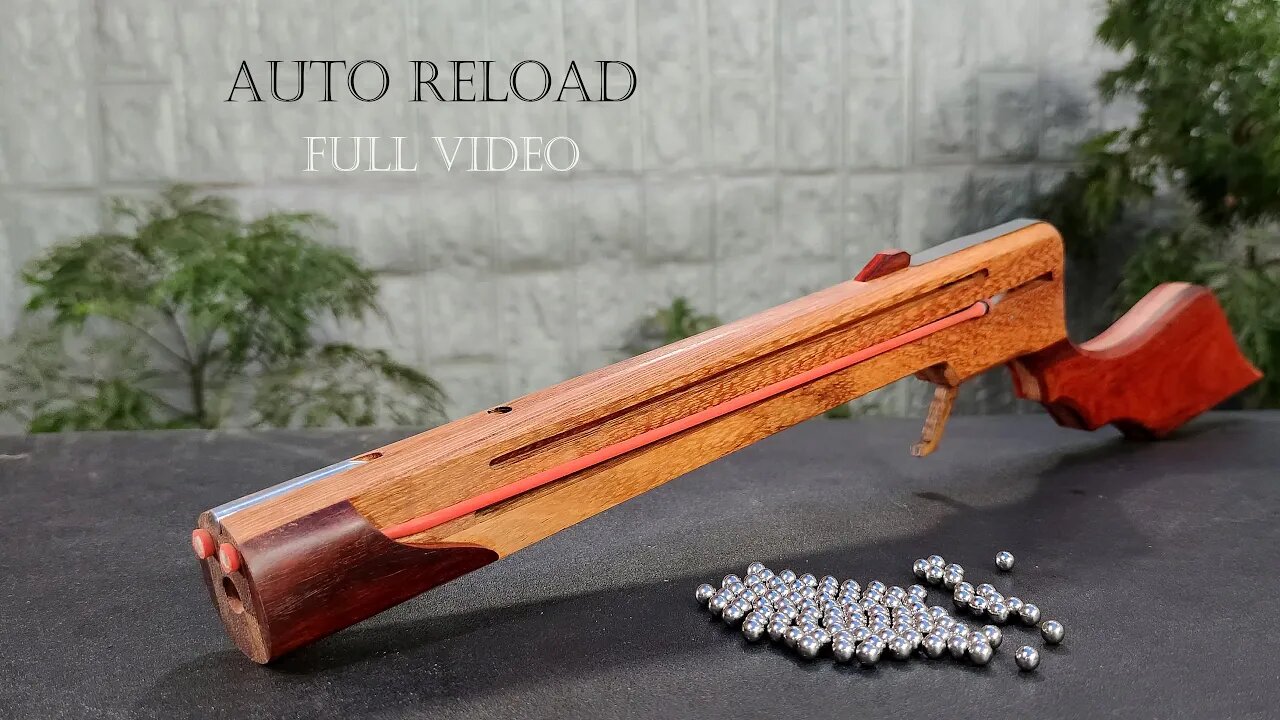 FULL VIDEO | Detailed instructions for short slingshot combined reload ammunition | Wood Art TG