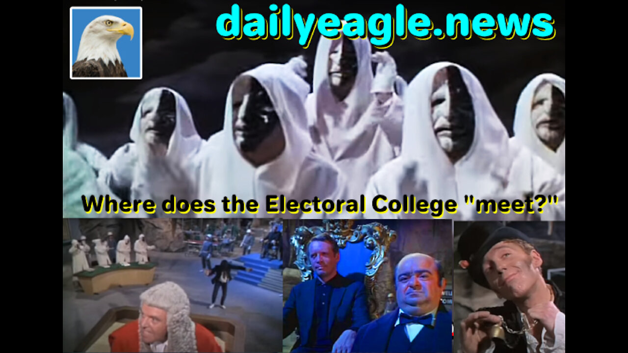 Monday morning Dec. 14th: Where exactly does the Electoral College actually "meet?"