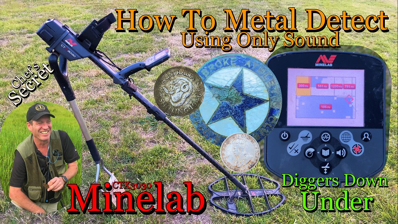 How To Metal Detect Using Only Sound Minelab CTX3030