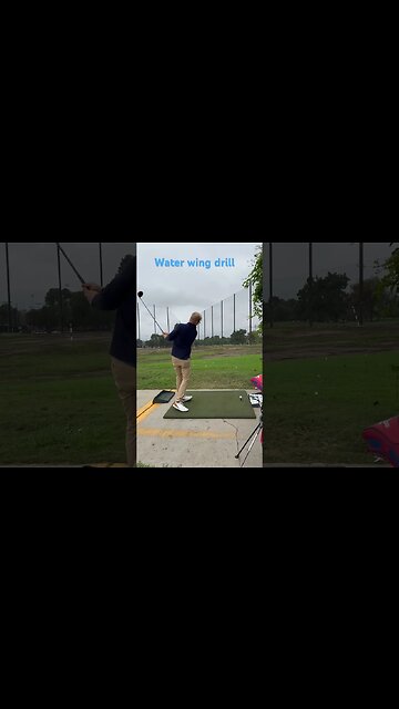 Water wing drill #golf #bettergolf #golfswing #golfer