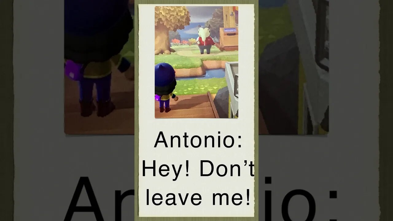 Antonio's Separation Anxiety! An Animal Crossing Short! (2023) 😢