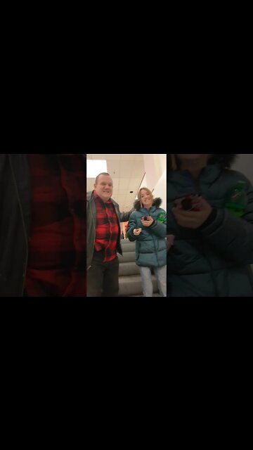 Escalator of Life Video Scene Reenactment Take 1 Practicing Unrehearsed