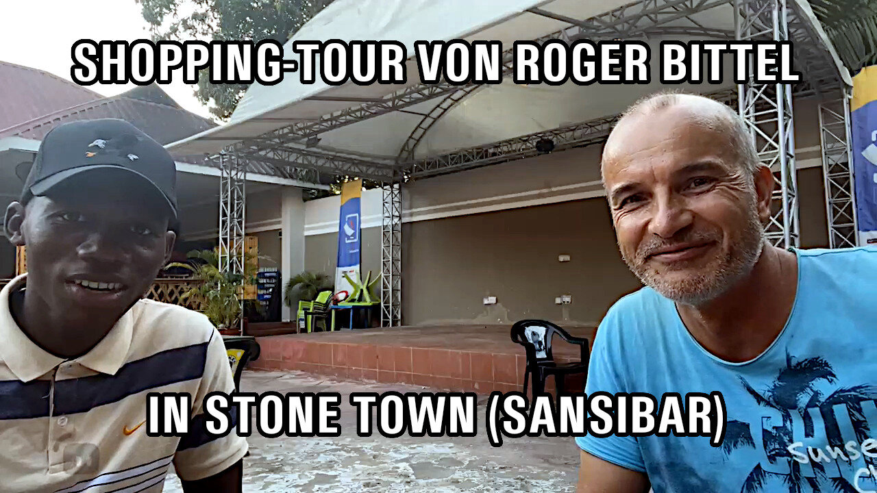 SHOPPING-TOUR VON ROGER BITTEL IN STONE TOWN (SANSIBAR) [GER|ENG|SWA]. Mehr i. d. VIDEOBESCHREIBUNG!