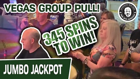 😱 345 Spins to Win! 🎰 Jackpot! MASSIVE Las Vegas Slot Machine Group Pull