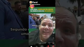 Candidato a presidente Padre Kelmon na Nicarágua contra repressão a cristão pelo amigo do Lula