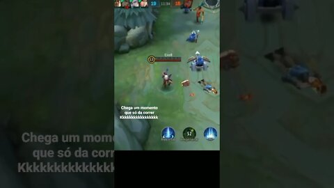 Chega um momento em que só dá pra correr kkkkkkkkkkkkkkkkk