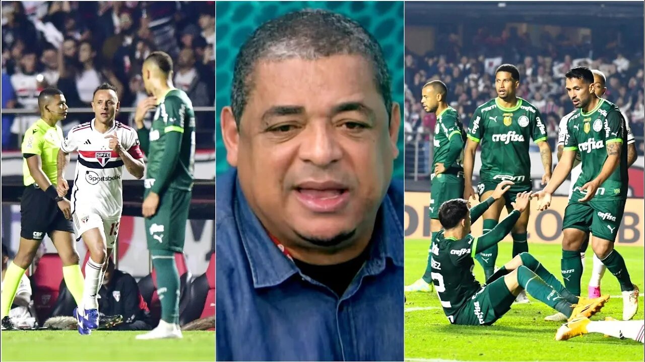 "OLHA ISSO, gente! JÁ PENSOU? O Palmeiras agora pode..." Vampeta SURPREENDE após 1 a 0 do São Paulo!