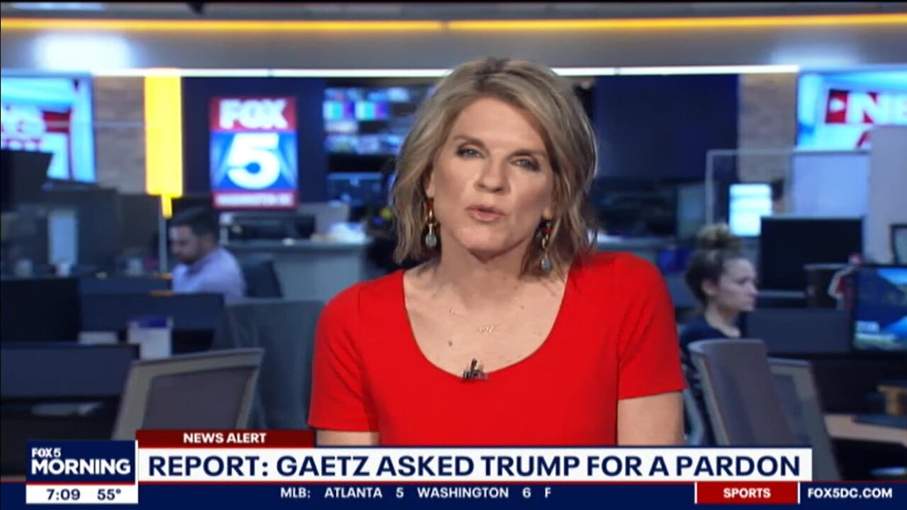 FOX 5 Leftist whackjob Melanie Alnwick lies to viewers about Matt Gaetz seeking pardon from Trump