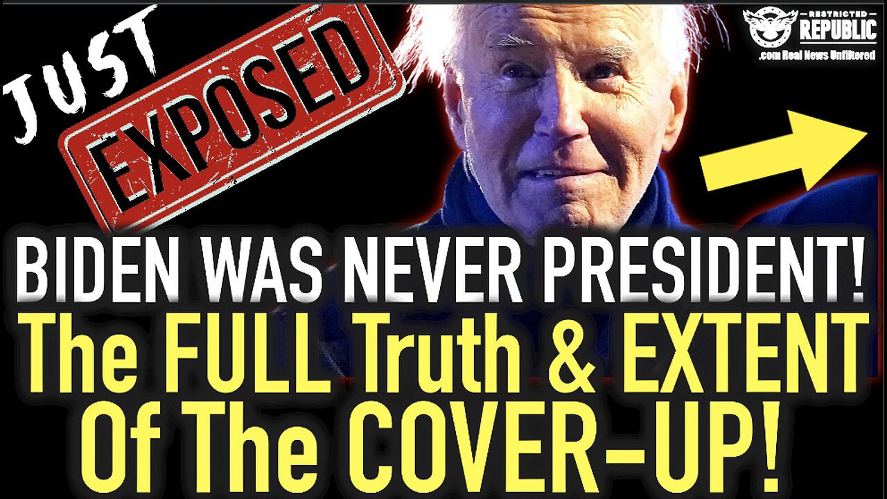 JUST EXPOSED: Biden Was Never President! The FULL TRUTH & Extent Of the Cover-Up!