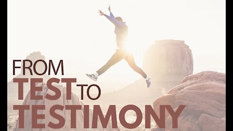 This is a very Special Service from Test to Testimony!