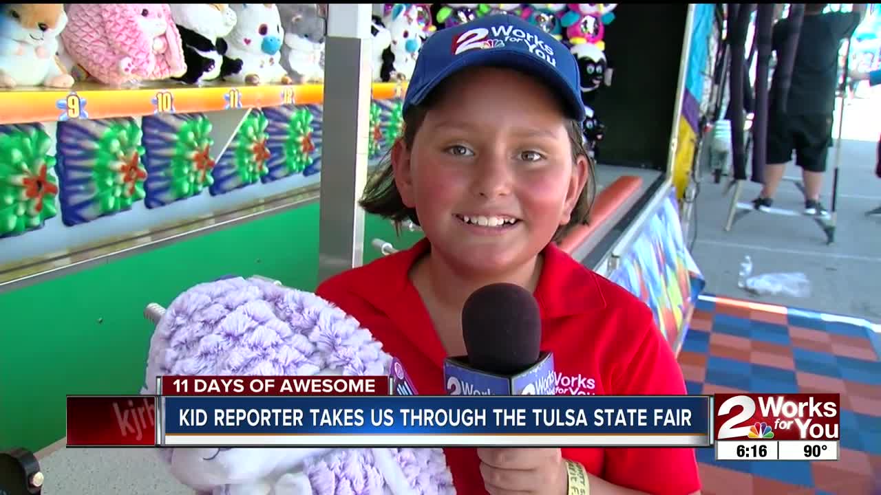 Kid reporter takes us through the Tulsa State Fair