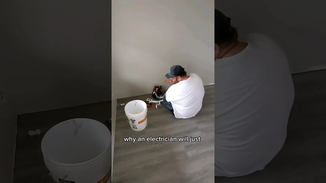 electrician caught in the act! #construction #rant