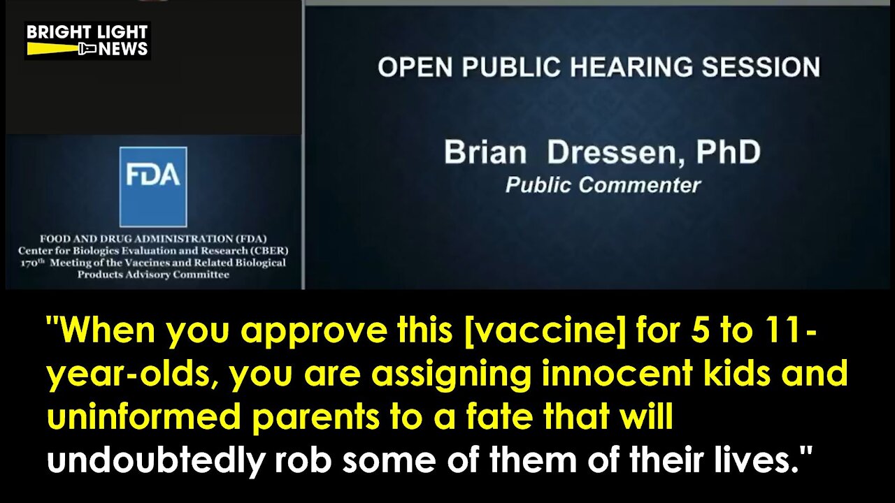 FDA-APPROVED COVID VACCINES FOR 5-11 Y.O. WILL "ROB SOME OF THEM OF THEIR LIVES"
