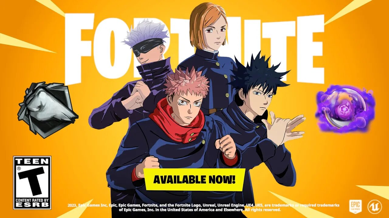 FORTNITE 25.30 UPDATE! (Jujutsu Kaisen)