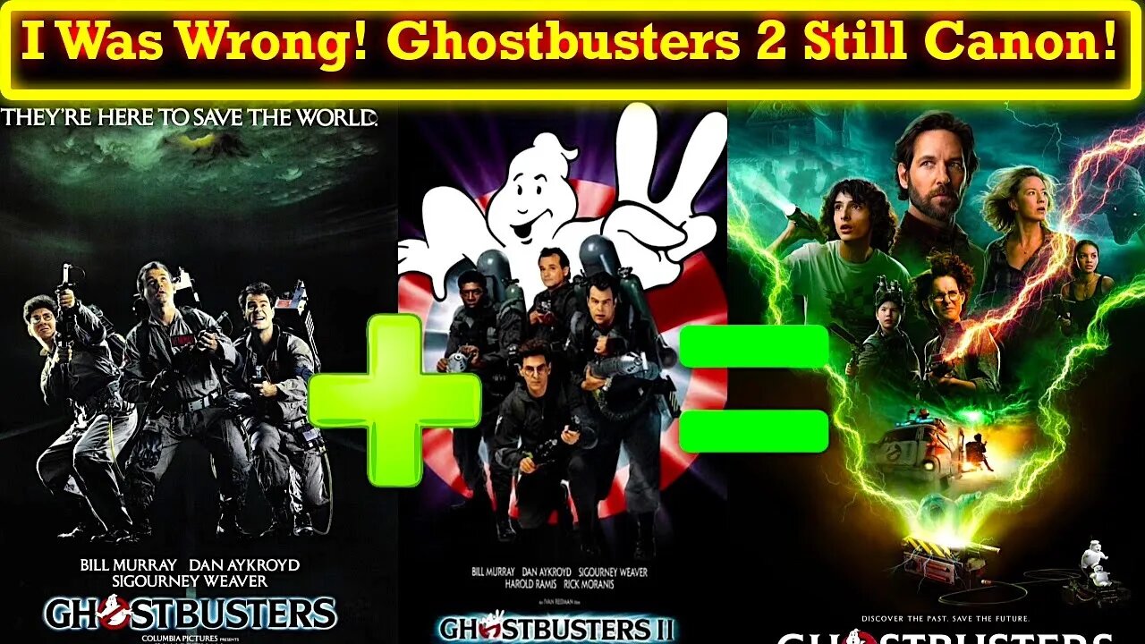 Ghostbusters 2 Is Still Canon In Ghostbusters Afterlife! I Was WRONG In My Review!