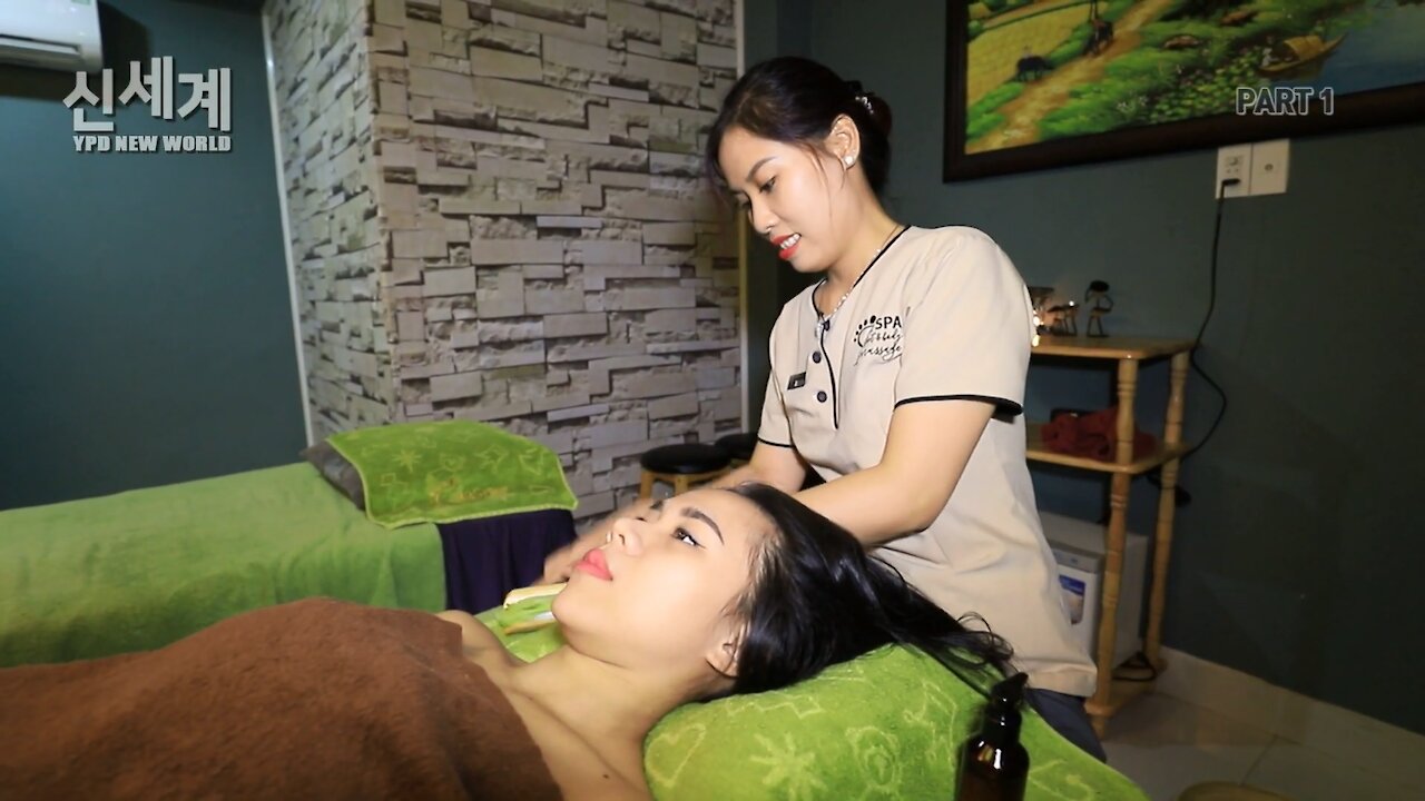 Vietnam Hochiminh Massage | ASMR Full Body aroma hot stone Massage