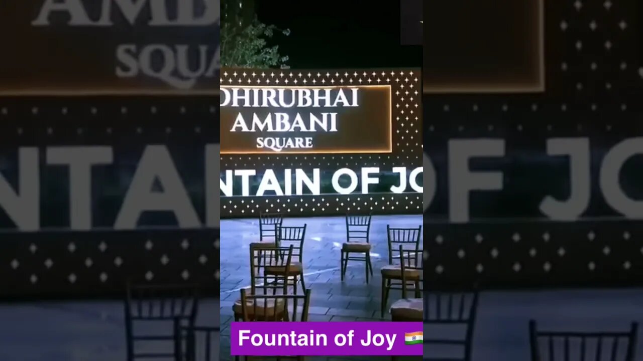 Indian Cricket 🏏 team at Dhirubhai Ambani’s - Fountain ⛲️ of Joy 🤩 #indiancricketteam #shorts