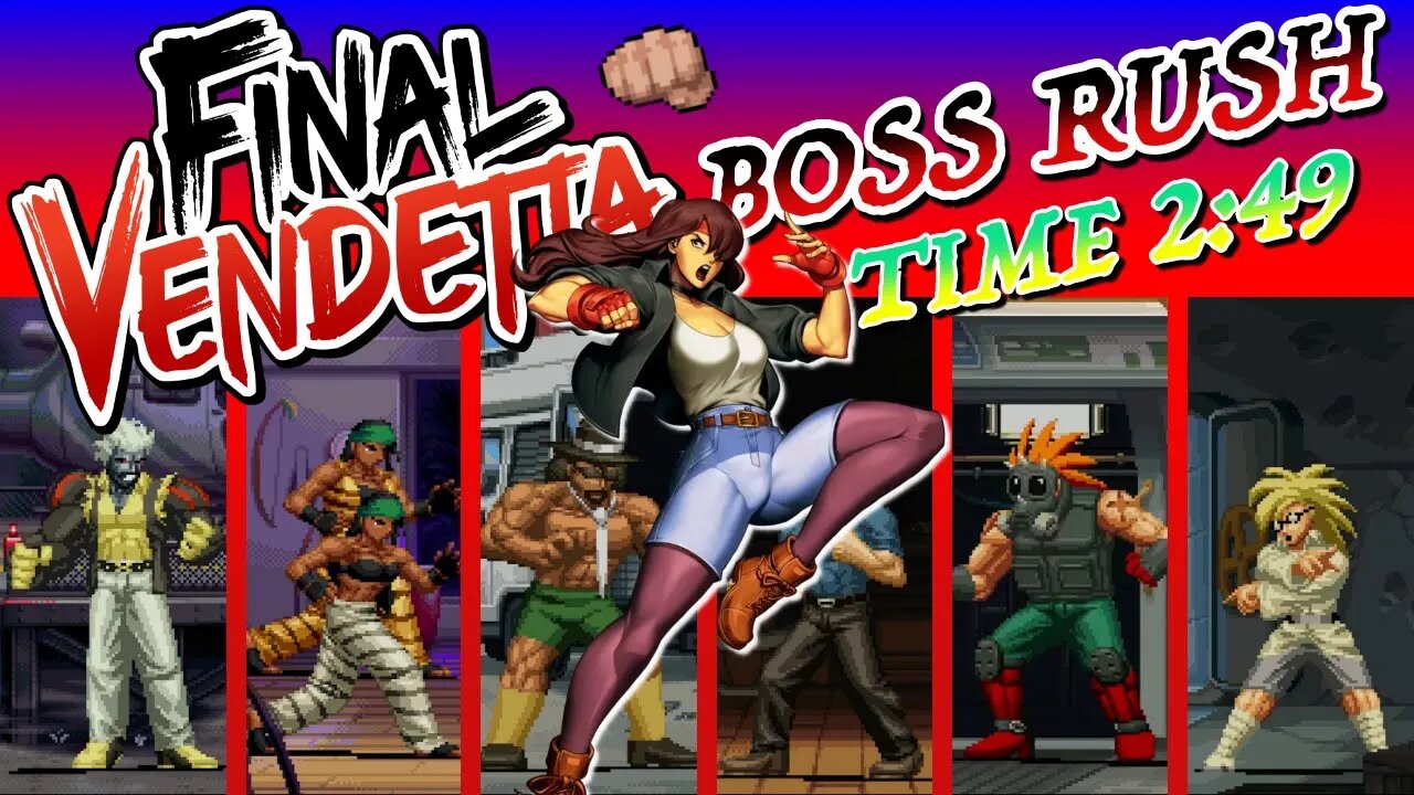 Final Vendetta | Boss Rush - Easy [Time: 2:49] Claire (Nintendo Switch) 🕹️🎮