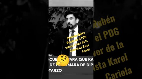 diputado Rubén #Oyarzo de el #PDG votará a favor de la #Comunista NEFASTA karol #Cariola #chile
