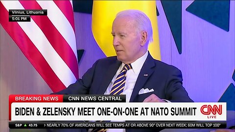 At NATO, Joe Biden Says He's "Mostly" Just "Been In And Out Of Ukraine A Lot Before The War"