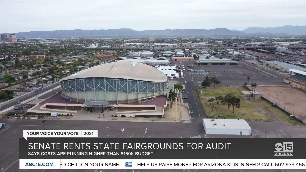 State senate rents Arizona fairgrounds for audit