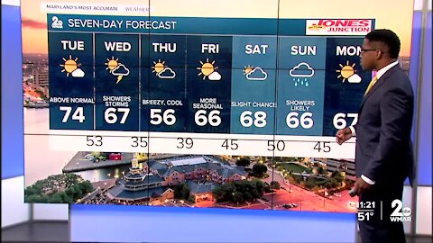 WMAR-2 News Weather at 11