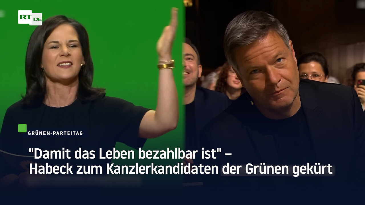 "Damit das Leben bezahlbar ist" – Habeck zum Kanzlerkandidaten der Grünen gekürt