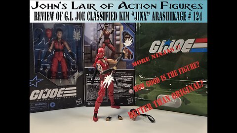 Review of G.I. Joe Classified Kim Jinx Arashikage #124