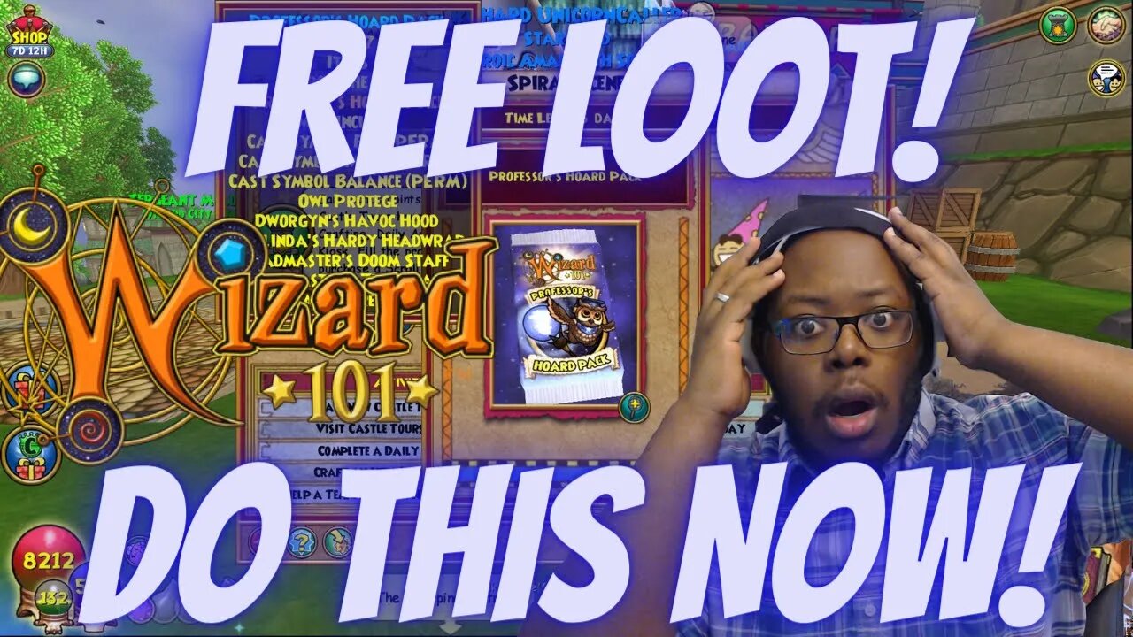 *FREE* LOOT! DO THIS NOW! Wizard101 Spiral Scene Event!