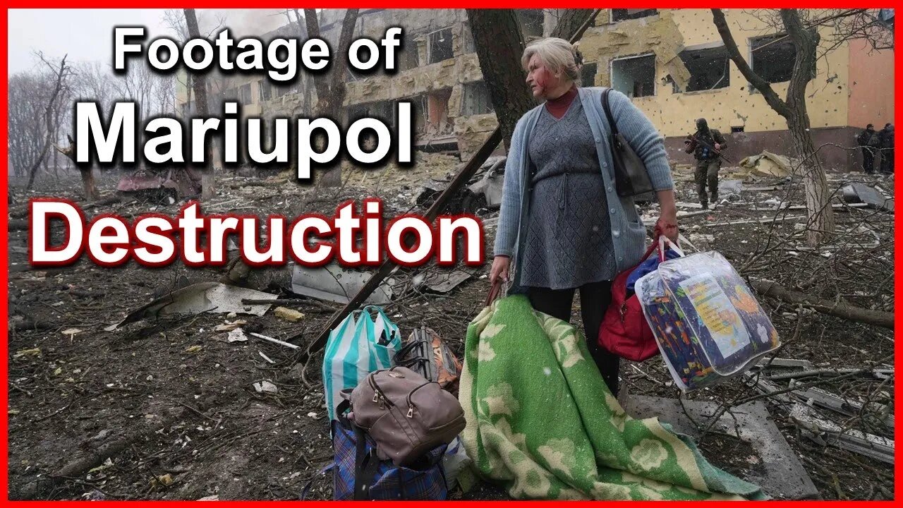 Shocking Footage of Total Destruction in Mariupol, Ukraine!