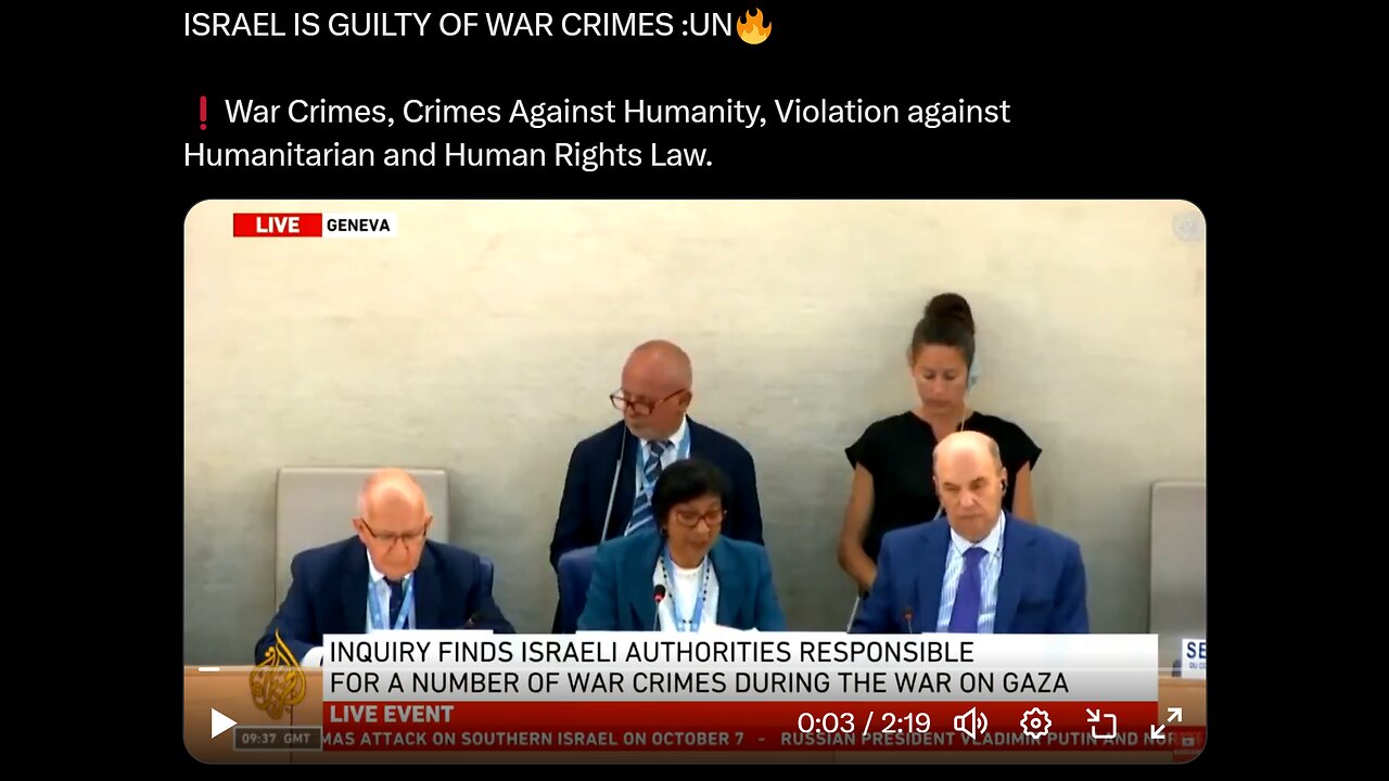 **BREAKING** ISRAEL IS GUILTY OF WAR CRIMES! deep dive JEWS infiltration? FEAR