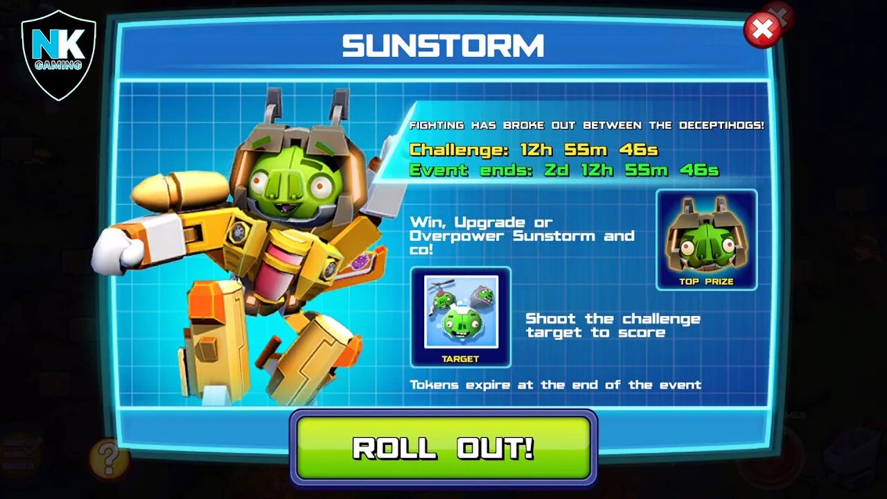 Angry Birds Transformers - Sunstorm Event - Day 4 - Mission 2