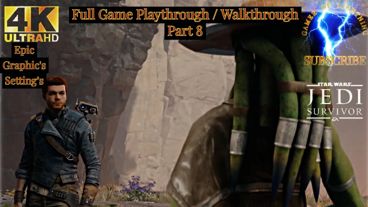 Star Wars Jedi: Survivor (Chapter 3.4) PC Gameplay / Walkthrough 4K UHD 60 FPS HDR RTX 3090