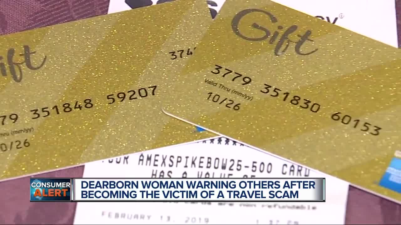 Dearborn woman warning others after becoming the victim of a travel scam