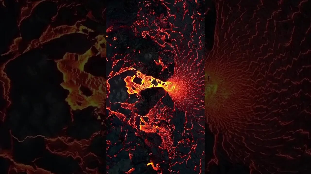Amazingly beautiful sea of magma flows #Shaređź’Ž