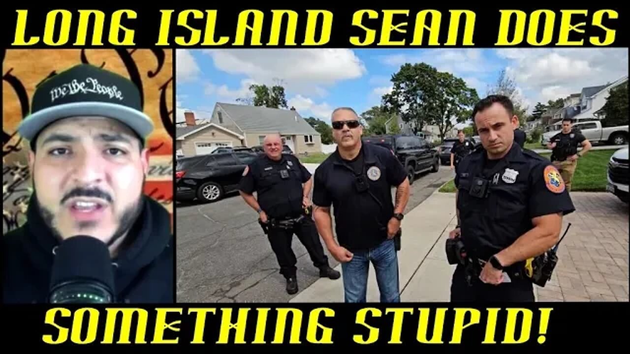 Long Island Sean Knocks on Police Commissioners Door & Cops Respond!