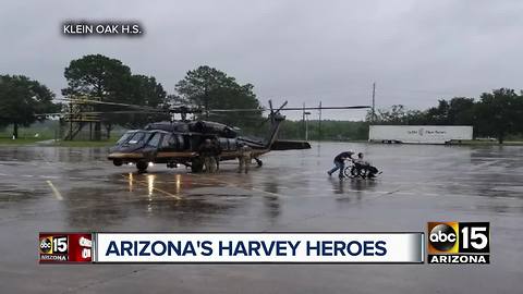 Arizona's Harvey heroes recall facing the storm and saving lives