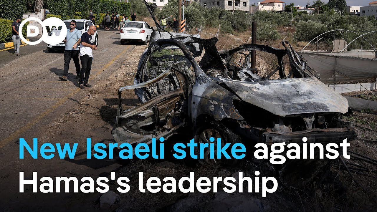 Israeli airstrike on vehicle in occupied West Bank kills a Hamas commander | DW News