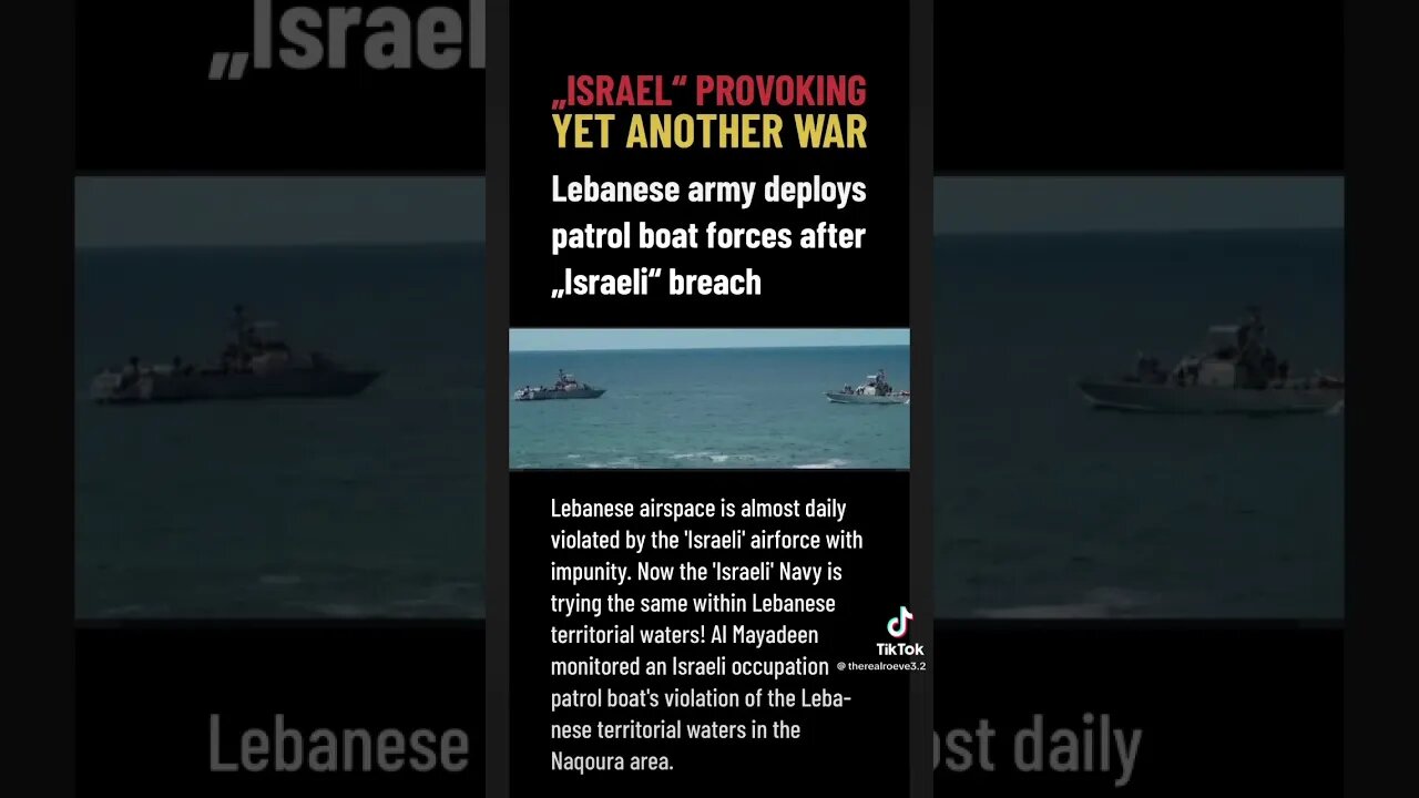 How Another #War Is Being Provoked? #Israel #lebanon