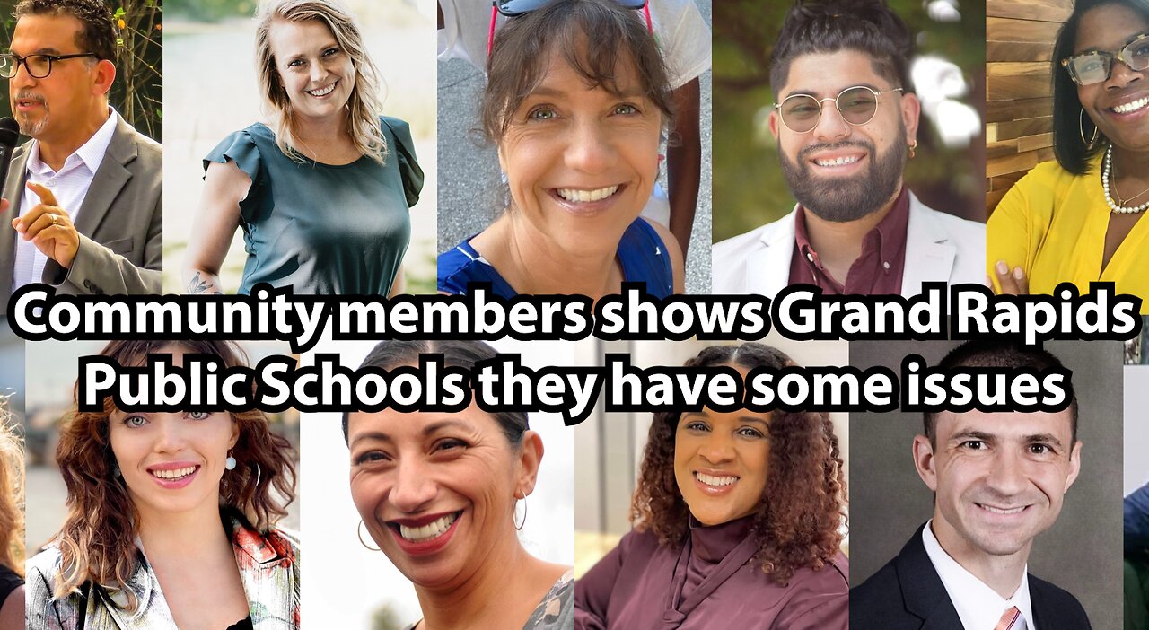 Community members shows Grand Rapids Public Schools they have some issues