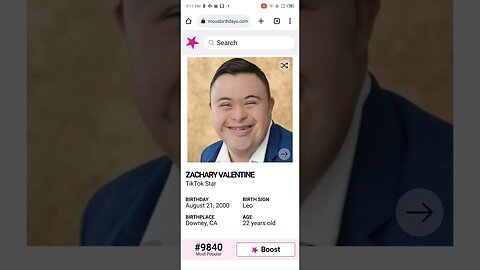 HAPPY 22 BIRTHDAY ZACHARY VALENTINE