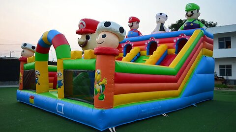 Super Marie Inflatable Slide #inflatablesale #inflatable #slide #bouncer #inflatablesupplier #catle