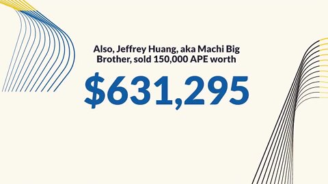 ApeCoin Treasury Sell-Off?4.6M APE sold overnight